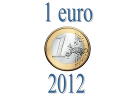 Italy 1 eurocoin 2012