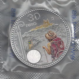 Spanje 30 euromunt 2021 "Xacobeo" (zilver)