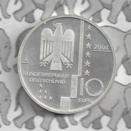Duitsland 10 euromunt 2004 (13e) "Bouwhuis Dessau" (zilver).
