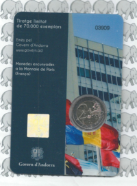 Andorra 2 euromunt CC 2023 (18e) "30 Jaar na toetreding tot de VN".