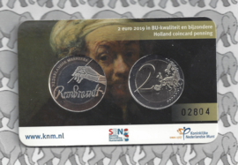 Nederland Holland Coin Fair coincard 2019 "Rembrandt"