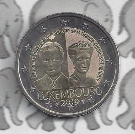 Luxemburg 2 euromunt CC 2019 (25e) "100 Jaar na de inauguratie van Groothertogin Charlotte"