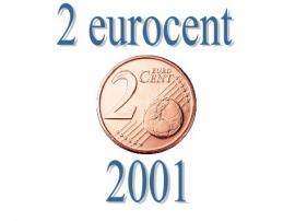 Netherlands 2 eurocent 2001