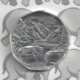 Oostenrijk 5 euromunt 2009 (18e) "Gross Glockner Alpenstrasse" (zilver)