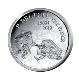 België 10 euromunt 2019 "Bruegel - Renaissance", proof, zilver in blauw doosje met certificaat