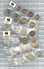 Duitsland 5 x UNC serie 2025, letters A, D, F, G en J