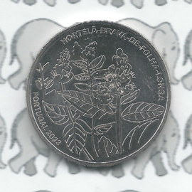 Portugal 5 euromunt 2023 (45e) "Hortela Brava De Folha Longa (groene munt)"