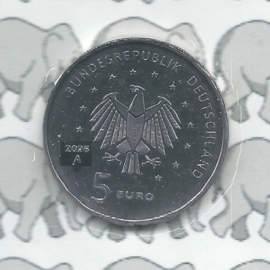Duitsland serie 5 euromunten 2026 "Arianne" (Letters A, D, F, G en J))