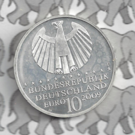 Duitsland 10 euromunt 2009 (40e) "400 Jaar Keplersche  wetten" (zilver).