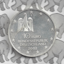 Duitsland 10 euromunt 2002 (3e) "Kunst tentoonstelling Kassel" (zilver)