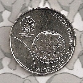 Portugal 2,5 eurocoin 2008 (1) "Olympische zomerspelen Peking"