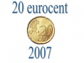 België 20 eurocent 2007