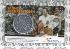Nederland 5 euromunt 2018 (38e) "Fanny Blankers-Koen vijfje" (in coincard)