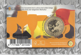 België 2,5 euromunt 2021 "5 jaar Belgische Biercultuur immaterieel erfgoed" in coincard Nederlandse versie