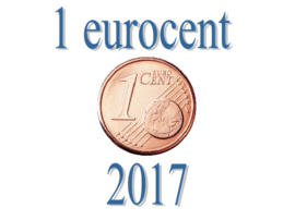 Slowakije 1 eurocent 2017