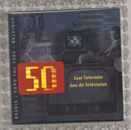 Belgié BU set 2003 "50 Jaar Televisie"