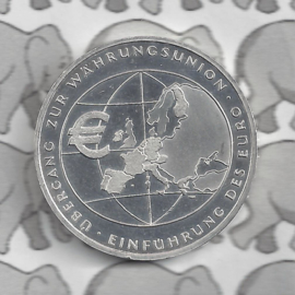 Duitsland 10 euromunt 2002 (1e) "Invoering van de Euro " (zilver)