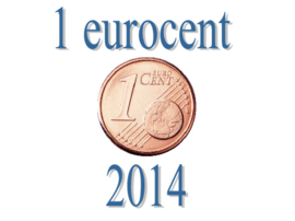 België 1 eurocent 2014