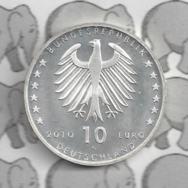 Duitsland 10 euromunt 2010 (46e) "100e Verjaardag Konrad Zuse" (zilver).