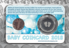 Nederland coincard 2018 baby jongen