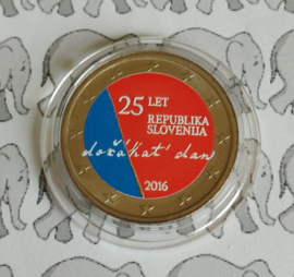Slovenië 2 euromunt CC 2016 (11e) "25 jaar onafhankelijkheid" (kleur 2)