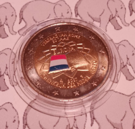 Nederland 2 euromunt CC 2007 (1e) "Verdrag van Rome" (kleur 3)