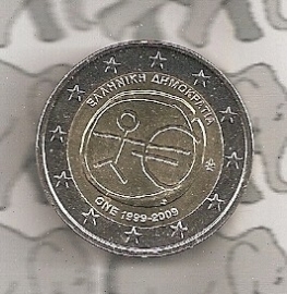 Greece 2 eurocoin CC 2009 "EMU"