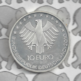 Duitsland 10 euromunt 2010 (49e) "175 Jaar Spoorweg in Duitsland" (zilver).