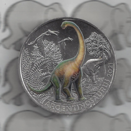 Oostenrijk 3 euromunt 2021 "Argentinosaurus Huinculensis" (9 van 12)