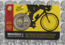 België 2,5 euromunt 2019 "Grand Départ Brussel" (Tour de France) in coincard Nederlandse versie