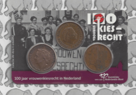 Nederland 2019 "100 jaar vrouwenkiesrecht in Nederland" (in coincard)