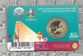 België 2,5 euromunt 2021 "UEFA EURO 2021" in coincard Nederlandse versie