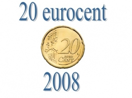 Belgium 20 eurocents 2008