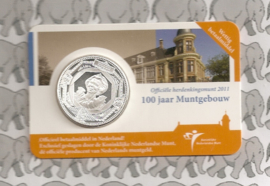 Nederland 5 euromunt 2011 (18e) "100 jaar Muntgebouw" (in coincard, zonder boekje)