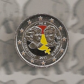 België 2 euromunt CC 2011 (8e) "Vrouwendag" (kleur 2)