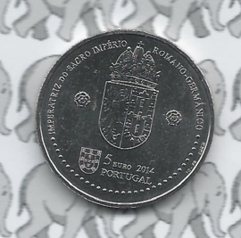 Portugal 5 euromunt 2014 (15e) "Leonor"