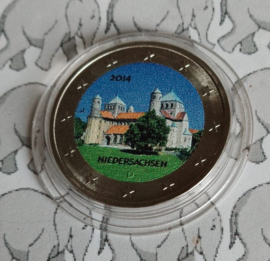 Duitsland 2 euromunt CC 2014 (13e) "St. Michaeliskirche te Hildesheim, Niedersachsen" (kleur 4)