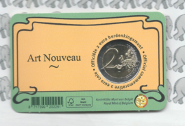 België 2 euromunt CC 2023 (30e) "Art Nouveau" in coincard Franse versie