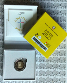 Italië 2 euromunt CC 2025 CC (37e) "Jubileum jaar", proof in doosje met certificaat