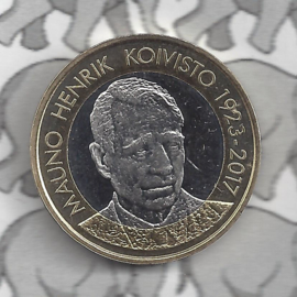 Finland 5 euromunt 2018 (67e) "Presidenten, Mauno Koivisto" 