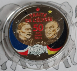 Duitsland 2 euromunt CC 2013 (12e) "Elysee verdrag met Frankrijk" (kleur 3)