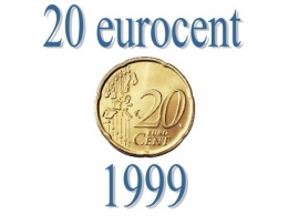 Belgium 20 eurocents 1999