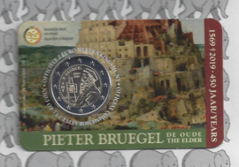 België 2 euromunt CC 2019 "450 jaar Bruegel" in coincard Nederlandse versie