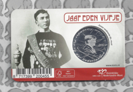Nederland 5 euromunt 2019 (44e) "Jaap Eden vijfje" (in coincard)