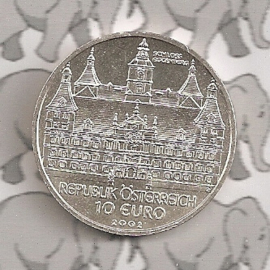 Oostenrijk10 euromunt 2002 (2e) "Kasteel Eggenberg" (zilver)