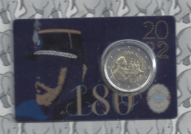 San Marino 2 euromunt 2022 (standaard) "Gendarmarie" in coincard