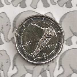 Finland 2 euromunt CC 2011 (10e) "200 jaar Finse Bank"