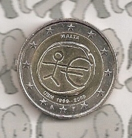 Malta 2 euromunt CC 2009 (1e) "EMU"