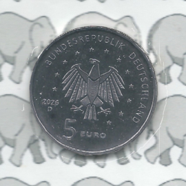 Duitsland serie 5 euromunten 2026 "Arianne" (Letters A, D, F, G en J))