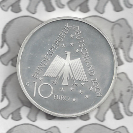 Duitsland 10 euromunt 2009 (43e) "100 Jaar Jeugdherbergen" (zilver).